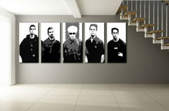 Ročno poslikano slikarstvo POP Art LINKIN PARK 5 kosov lp | različne velikosti