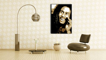Ročno poslikano slikarstvo POP Art Bob Marley 1 del bm | različne velikosti