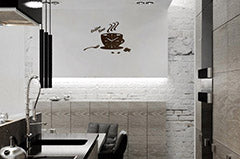 Moderna stenska ura Cup Clock NH015