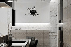 Moderna stenska ura Cup Clock NH015