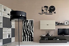 Moderna stenska ura SAFARI NH019