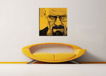 Ročno poslikana slika POP Art Breaking Bad 4 kosi brb | različne velikosti
