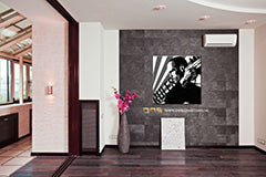 Ročno poslikano slikarstvo POP Art Courier 1 del kur | različne velikosti