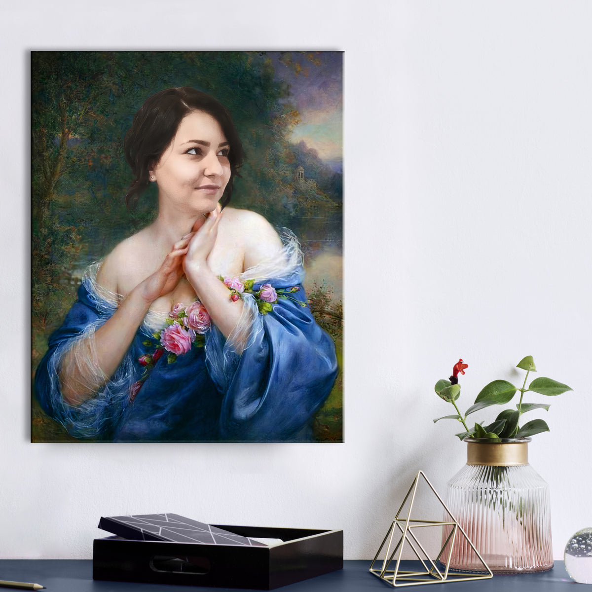 Darilo za ženske - zgodovinska slika iz fotografije