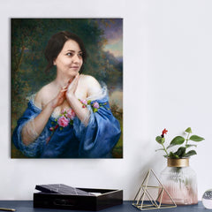 Darilo za ženske - zgodovinska slika iz fotografije